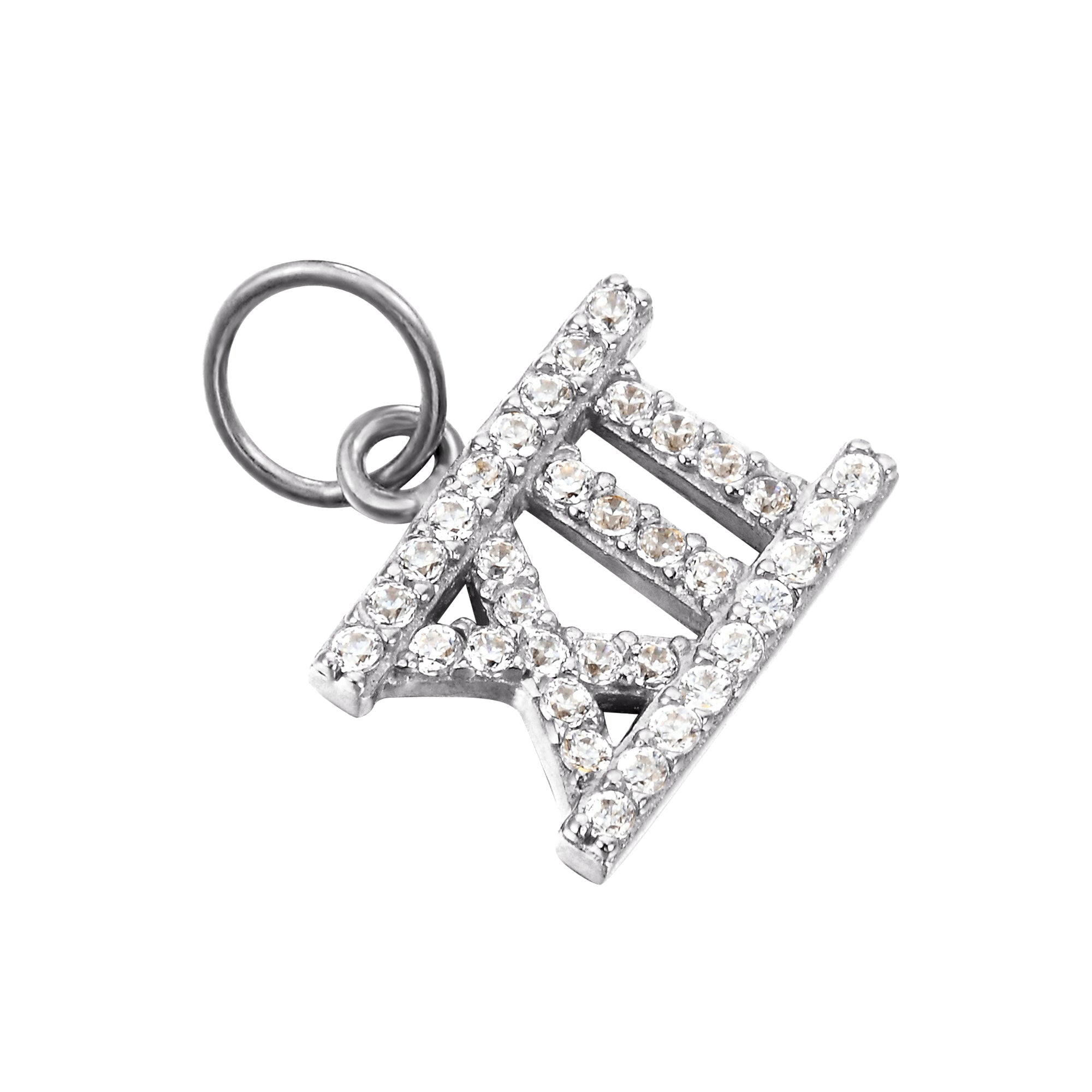 Seol + Gold CZ Roman Numeral Charm