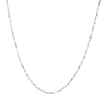 Sterling Silver Adjustable Plain Chain