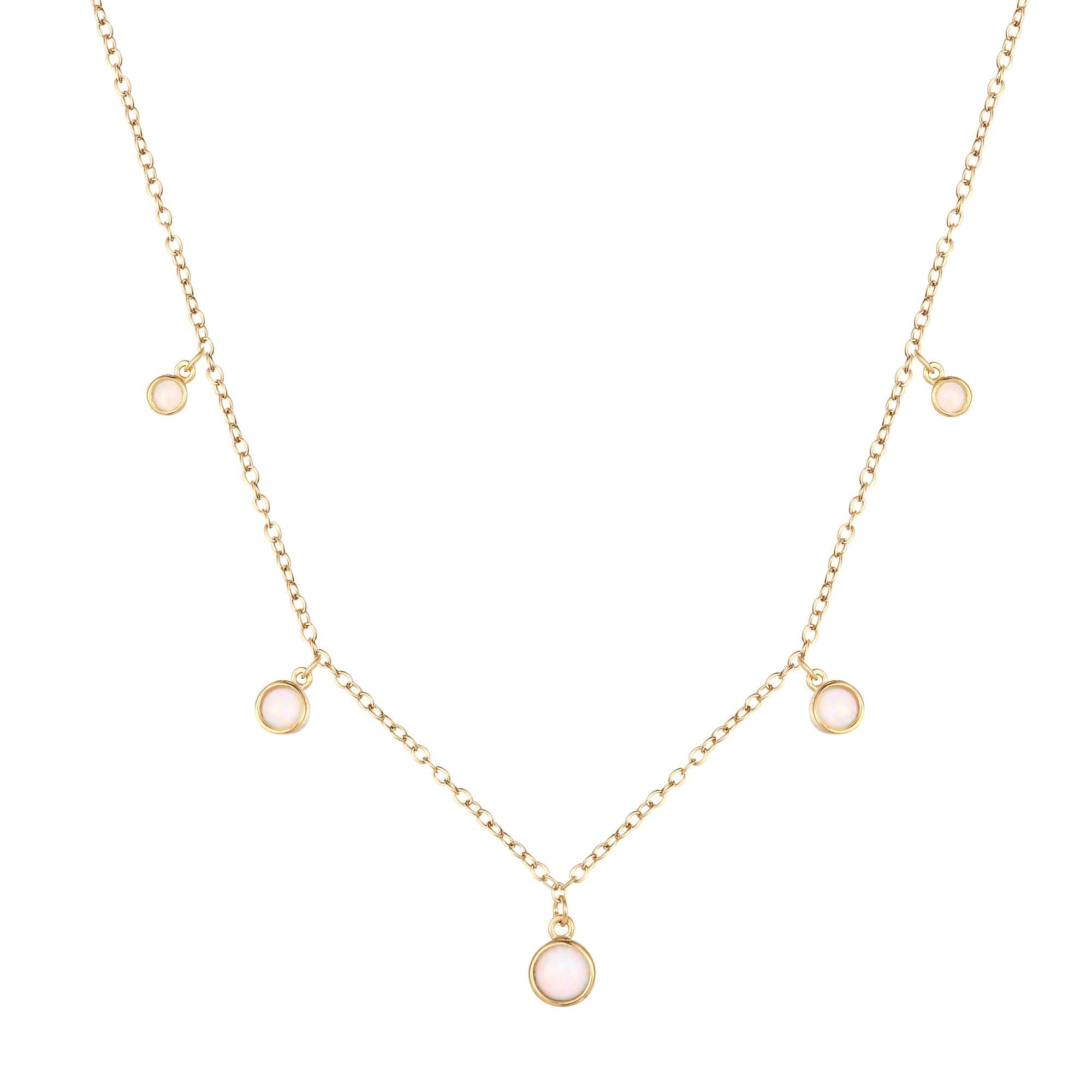 Opal Necklace - seol-gold