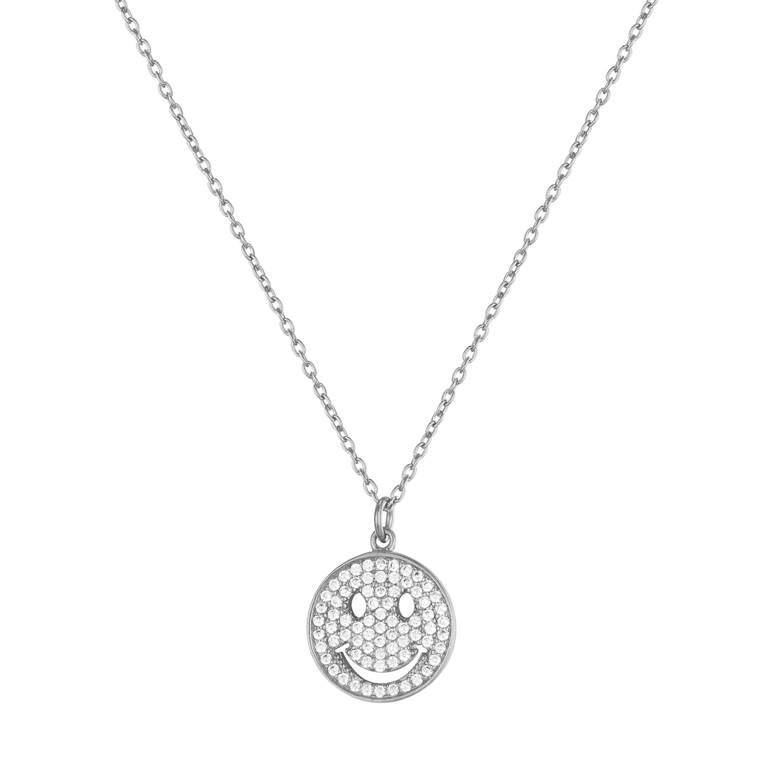 smiley cz necklace - seolgold