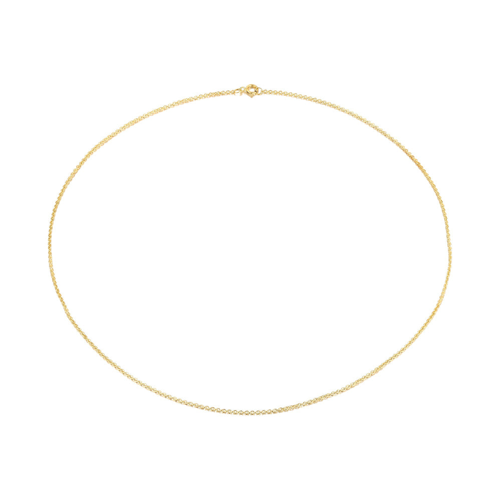 plain gold chain - seolgold
