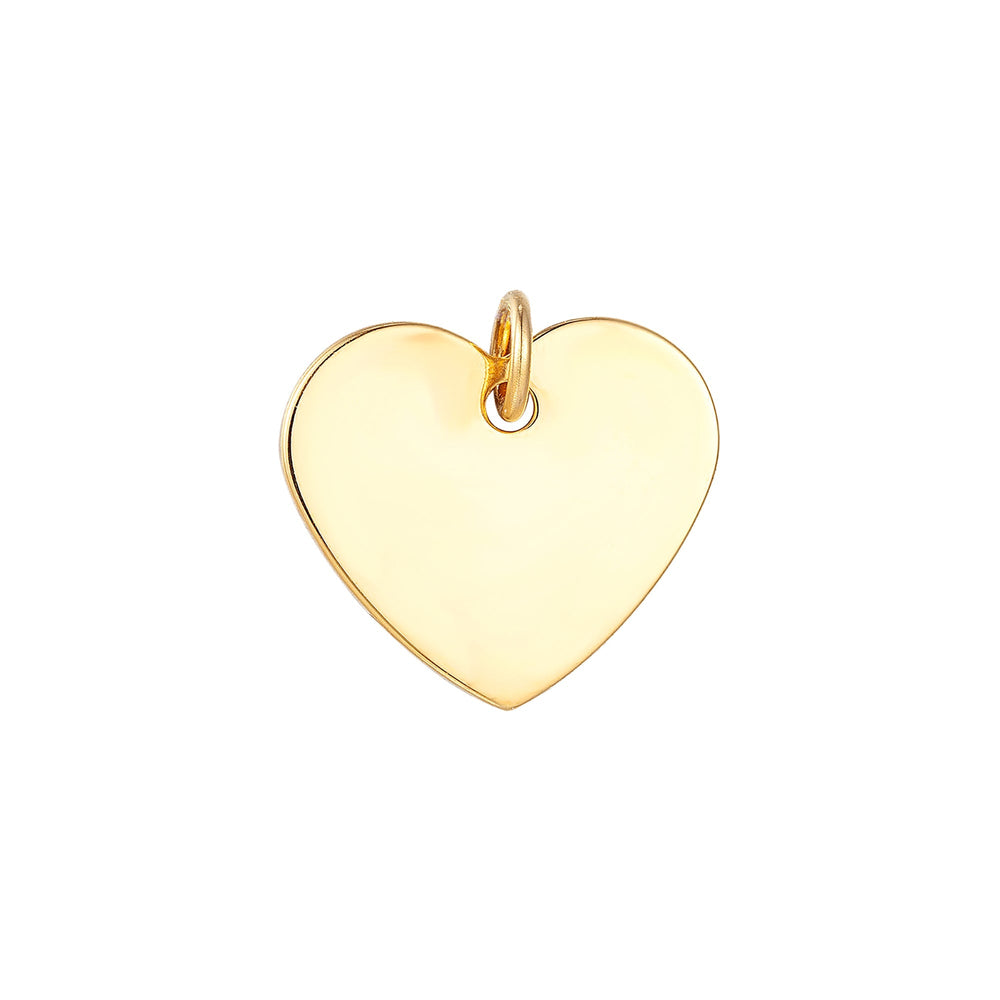 gold heart necklace - seolgold