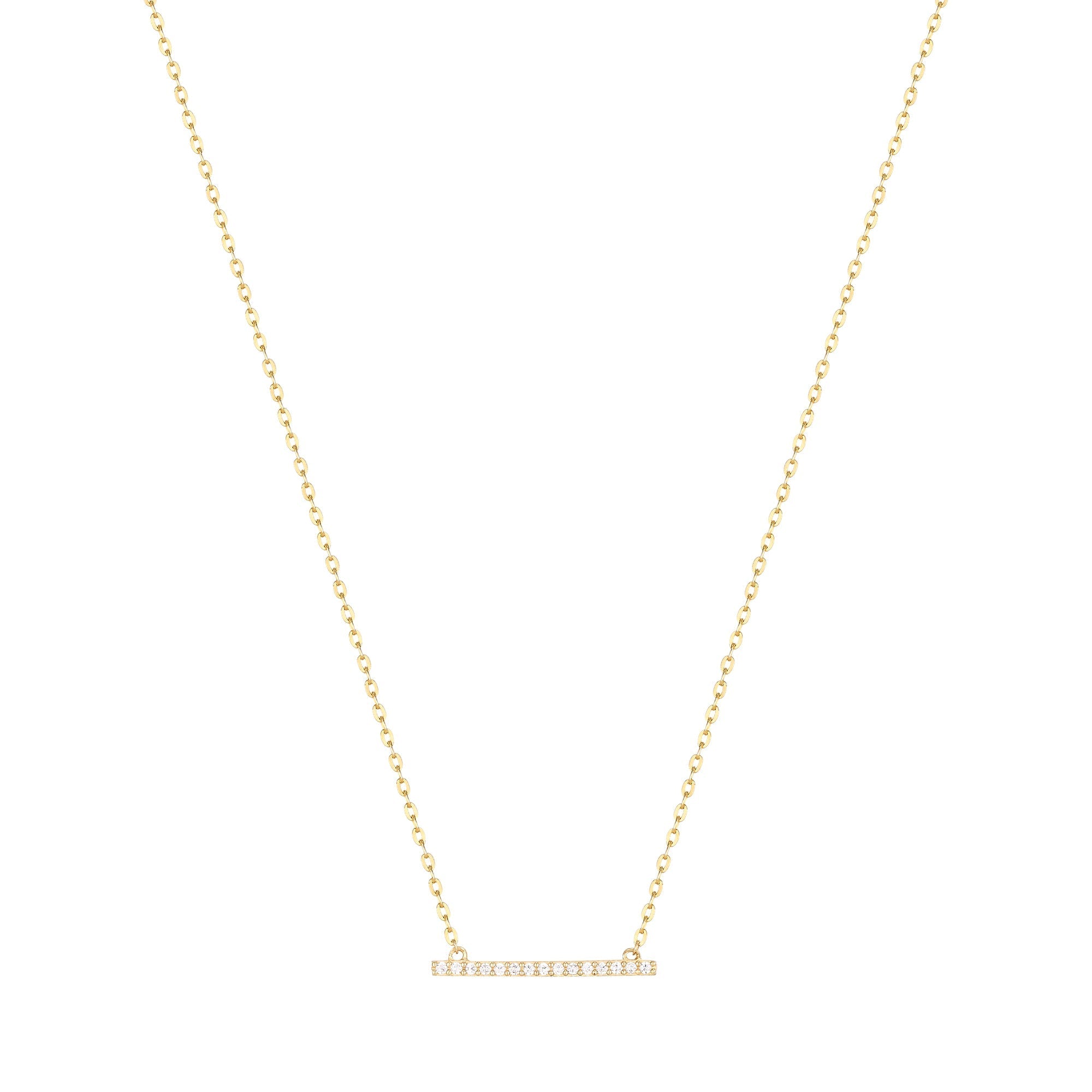 Parallel Bar Necklace - seol-gold