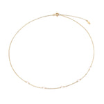 gold pearl necklace - seolgold