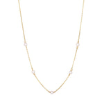 9ct Solid Gold Pearl Beaded Necklace