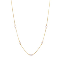 9ct gold pearl necklace - seolgold
