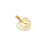 heart pendant - seol gold