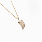 9ct Gold Tusk Necklace - seol-gold