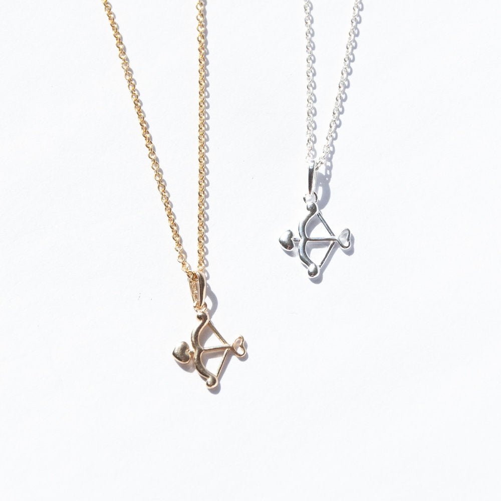 silver arrow pendant - seol-gold