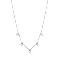 silver charm necklace - seolgold