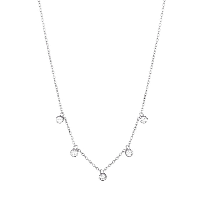 silver charm necklace - seolgold