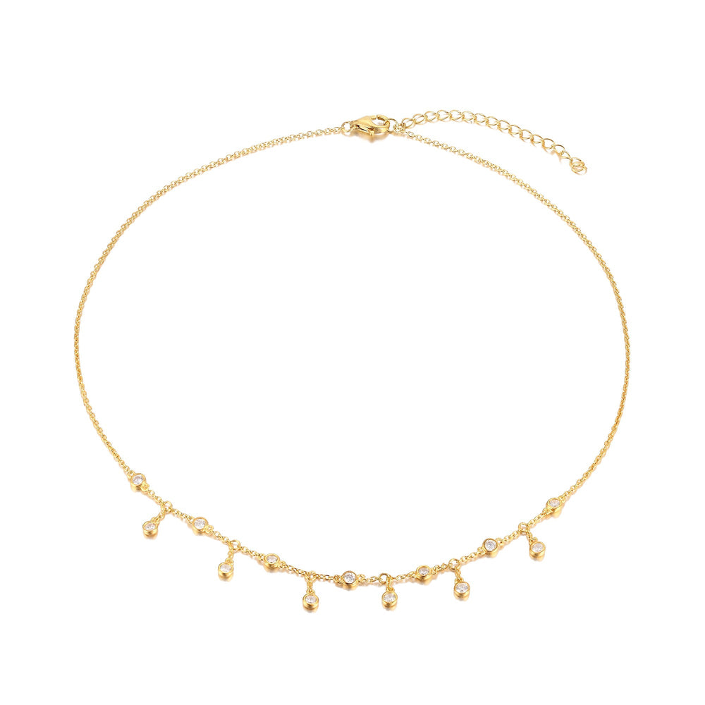 charm necklace- seol gold