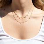 charm necklace - seol-gold