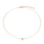 Round Dot Necklace - seol-gold