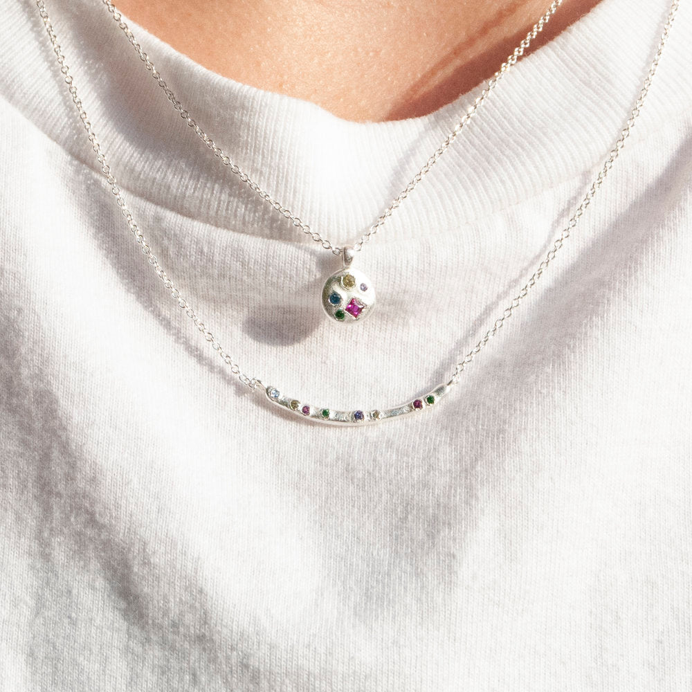 Rainbow Necklace - seol-gold