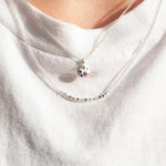 Rainbow Bar Necklace - seol-gold