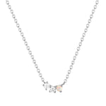 silver opal necklace - seol gold