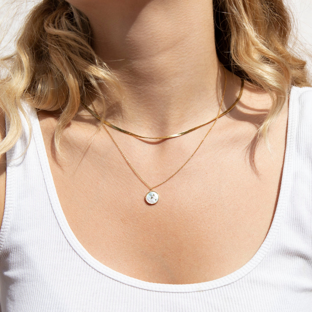 Mother of Pearl Necklace - seol-gold