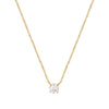 Gold Solitaire Necklace - seol-gold