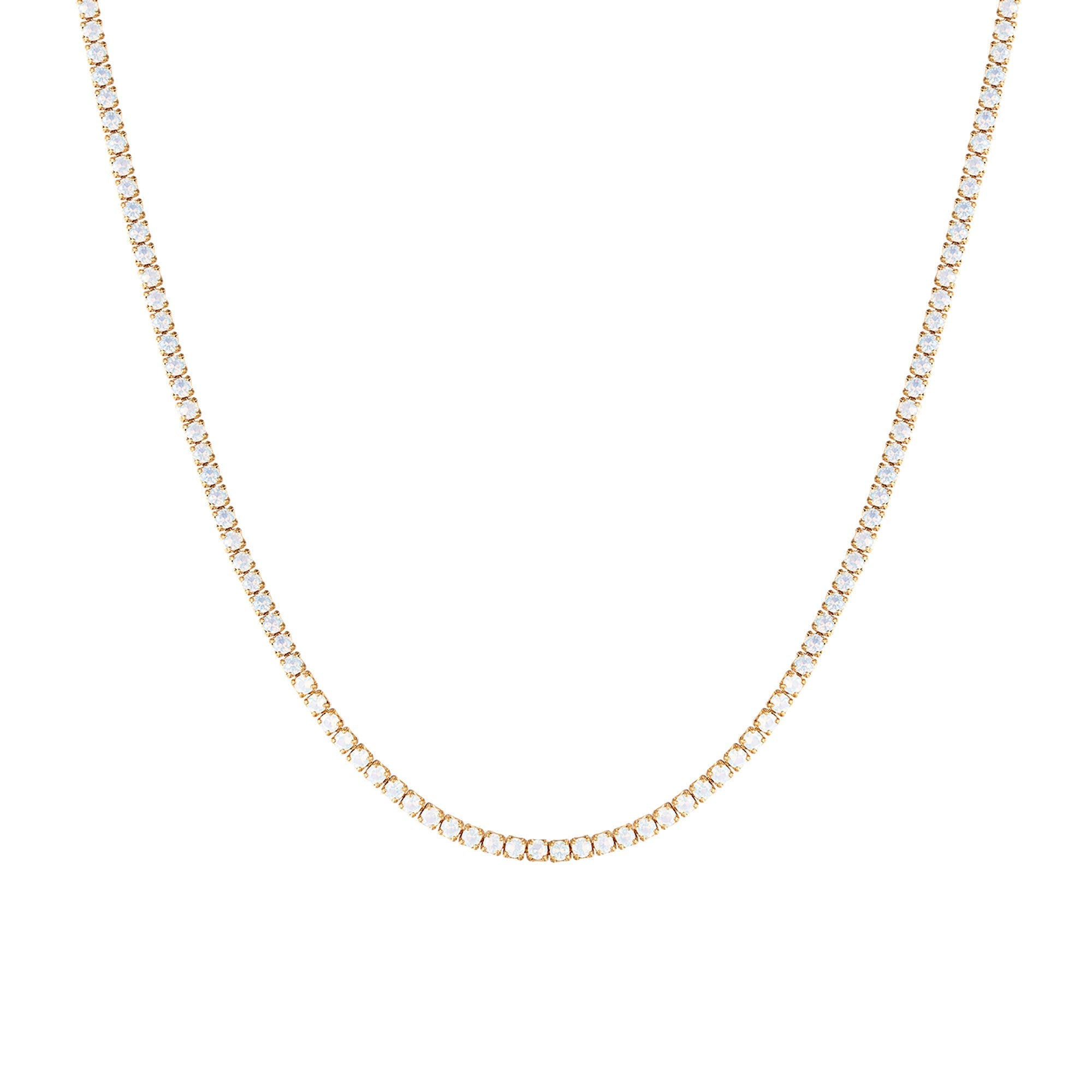 opal tennis chain - seol gold