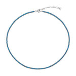 turquoise tennis chain - seol gold