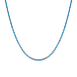 Sterling Silver Turquoise Tennis Choker