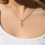 18ct Gold Vermeil Lady Guadalupe Pendant