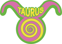 taurus sticker - seol gold