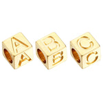 9ct Solid Gold Letter Block Charms