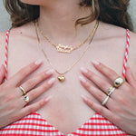 carpe diem necklace - seol gold