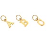 18ct Gold Vermeil Classic Font Alphabet Letter Charm