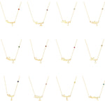 9ct Solid Gold Zodiac Star Sign Necklace