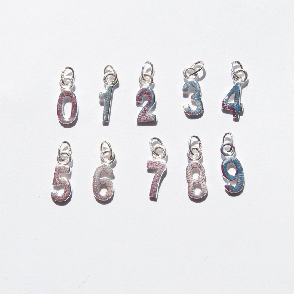 Number pendant- seol-gold