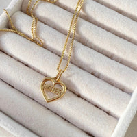gold sister necklace - seolgold