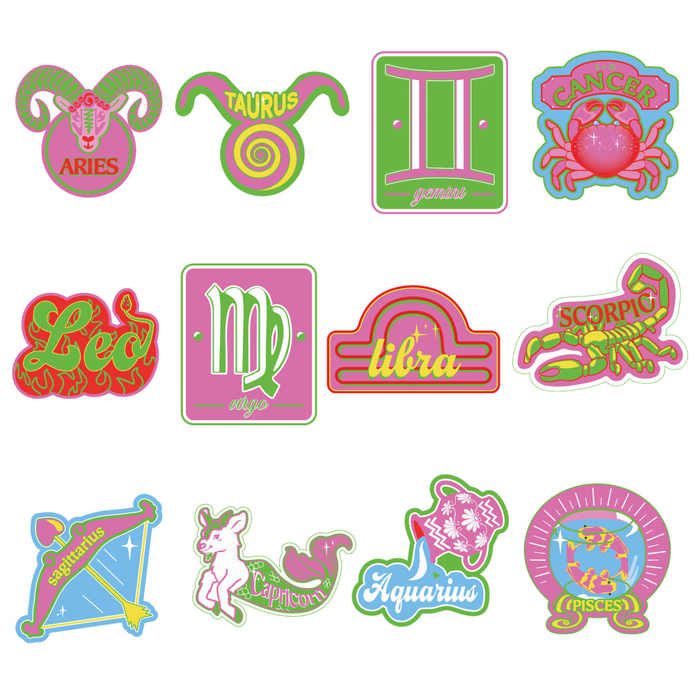 zodiac stickers - seolgold